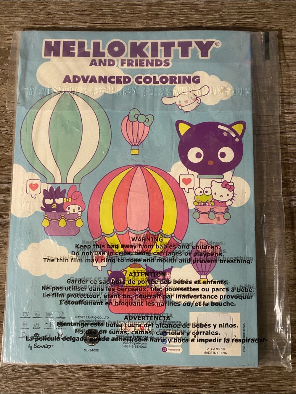 Two Hello Kitty Advanced Coloring Book - Picture 4 of 4